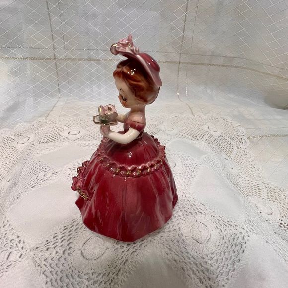 Vintage Arnart Cherchez La Femme 7616 Figurine, Vintage 1950s Ceramic Figurine, - Picture 7 of 10